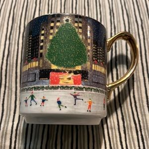 Anthropologie Christmas In The City New York Mug